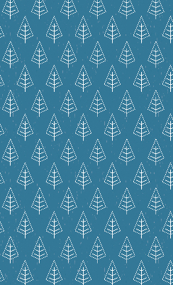 Blackout roller blind for window Trees in the rain