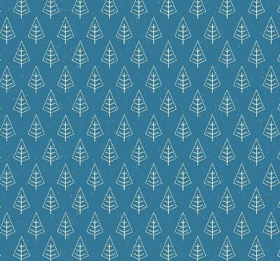 Blackout roller blind for window Trees in the rain