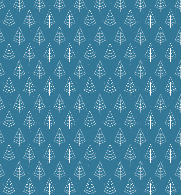 Blackout roller blind for window Trees in the rain