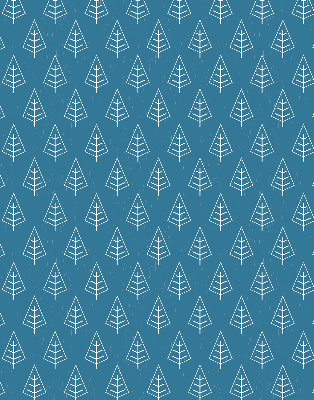 Blackout roller blind for window Trees in the rain