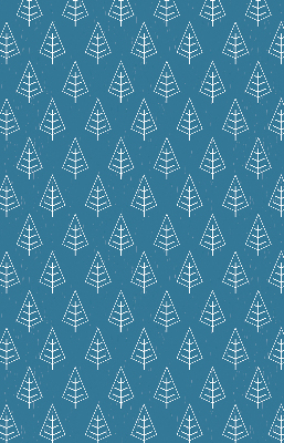 Blackout roller blind for window Trees in the rain