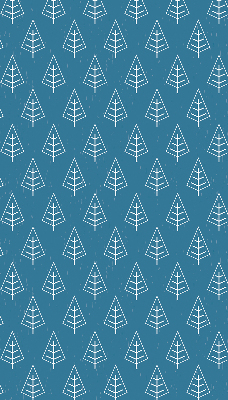 Blackout roller blind for window Trees in the rain