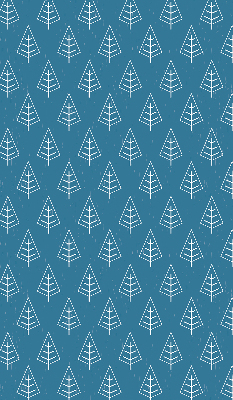 Blackout roller blind for window Trees in the rain