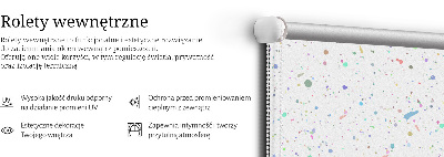 Blackout roller blind for window Paint stains