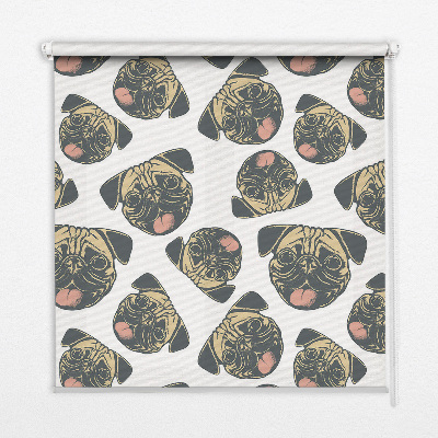 Fabric roller blind for window Bulldogs