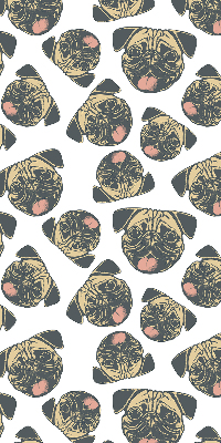 Fabric roller blind for window Bulldogs