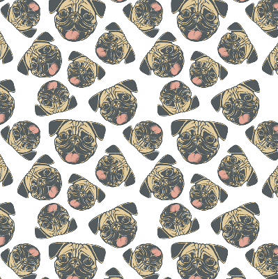 Fabric roller blind for window Bulldogs
