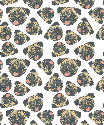 Fabric roller blind for window Bulldogs