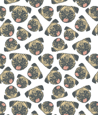 Fabric roller blind for window Bulldogs
