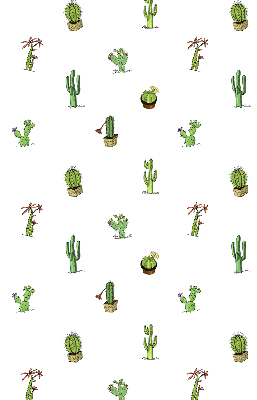 Fabric roller blind for window Cacti