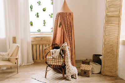 Fabric roller blind for window Cacti