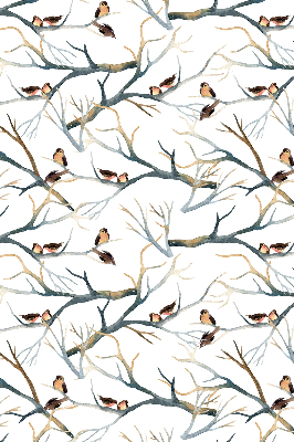 Blackout roller blind Birds on a tree