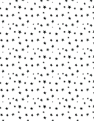Blackout roller blind for window Stars