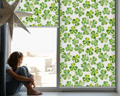 Blackout roller blind Lucky clover