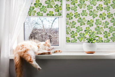 Blackout roller blind Lucky clover