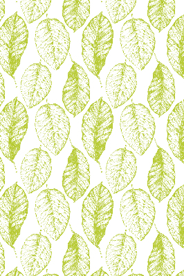 Fabric roller blind for window Lime leaves