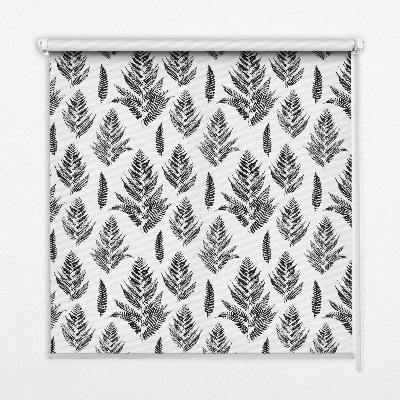 Blackout roller blind Painted leaves