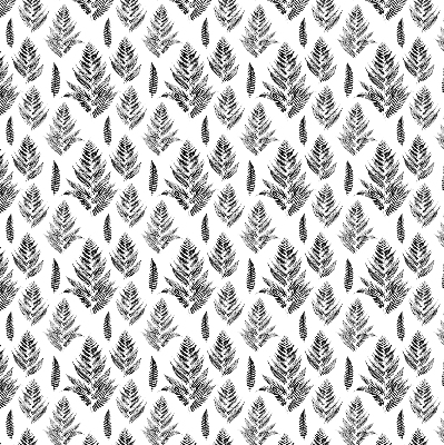 Blackout roller blind Painted leaves
