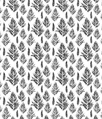 Blackout roller blind Painted leaves