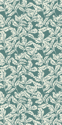 Blackout roller blind for window Leaf wallpaper