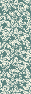 Blackout roller blind for window Leaf wallpaper