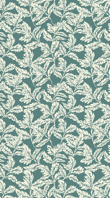 Blackout roller blind for window Leaf wallpaper