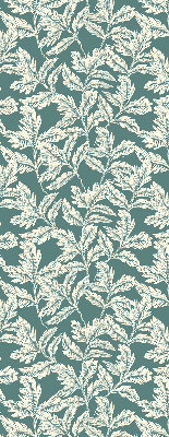 Blackout roller blind for window Leaf wallpaper