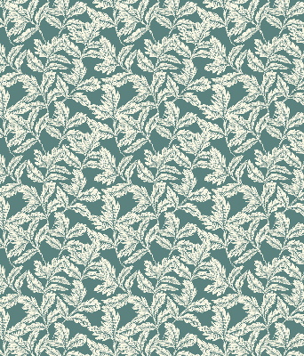 Blackout roller blind for window Leaf wallpaper