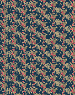 Fabric roller blind for window Interesting plants