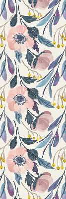 Blackout roller blind for window Poppies