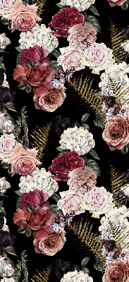 Blackout roller blind for window A bouquet of roses
