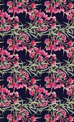 Blackout roller blind for window Exotic flower