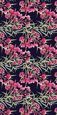 Blackout roller blind for window Exotic flower