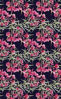 Blackout roller blind for window Exotic flower