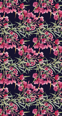 Blackout roller blind for window Exotic flower
