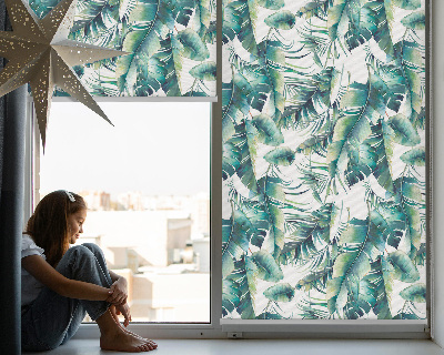 Blackout roller blind Leaves
