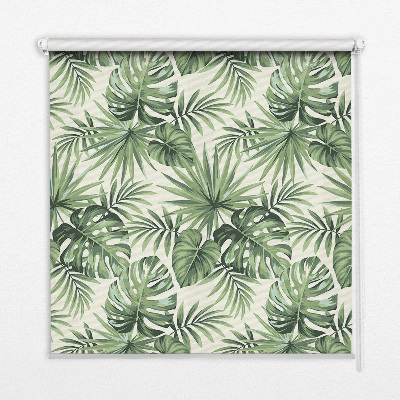 Blackout roller blind for window Various leaves