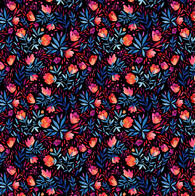 Fabric roller blind for window Poppy