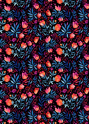 Fabric roller blind for window Poppy