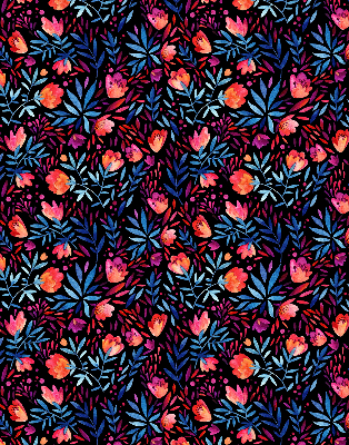 Fabric roller blind for window Poppy