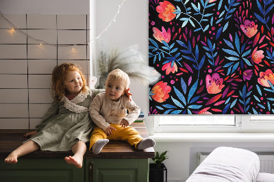 Fabric roller blind for window Poppy