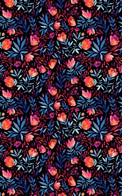 Fabric roller blind for window Poppy