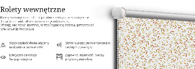 Blackout roller blind Falling leaves