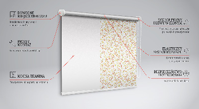 Blackout roller blind Falling leaves