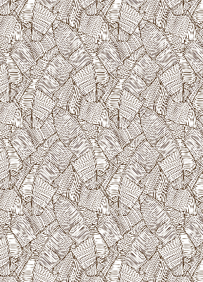 Blackout roller blind for window Drawn palm leaves