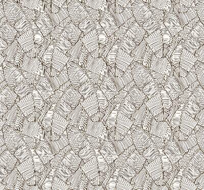 Blackout roller blind for window Drawn palm leaves