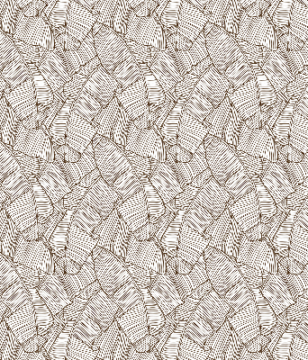 Blackout roller blind for window Drawn palm leaves