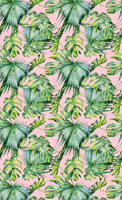 Fabric roller blind for window Tropical leaf varieties