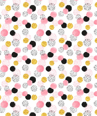 Blackout roller blind Various circles
