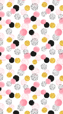 Blackout roller blind Various circles
